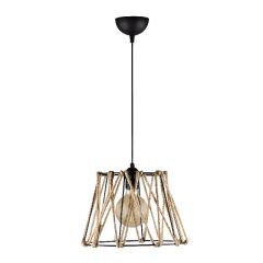 Aydinlatmadunyam Sarkit BlackBeige Jut-Mr-784