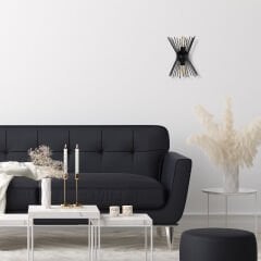 Aydinlatmadunyam Aplik Black Kirpi-3091