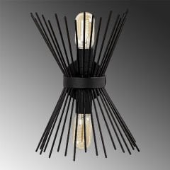 Aydinlatmadunyam Aplik Black Kirpi-3091