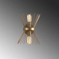 Aydinlatmadunyam Aplik Gold Kirpi-3092