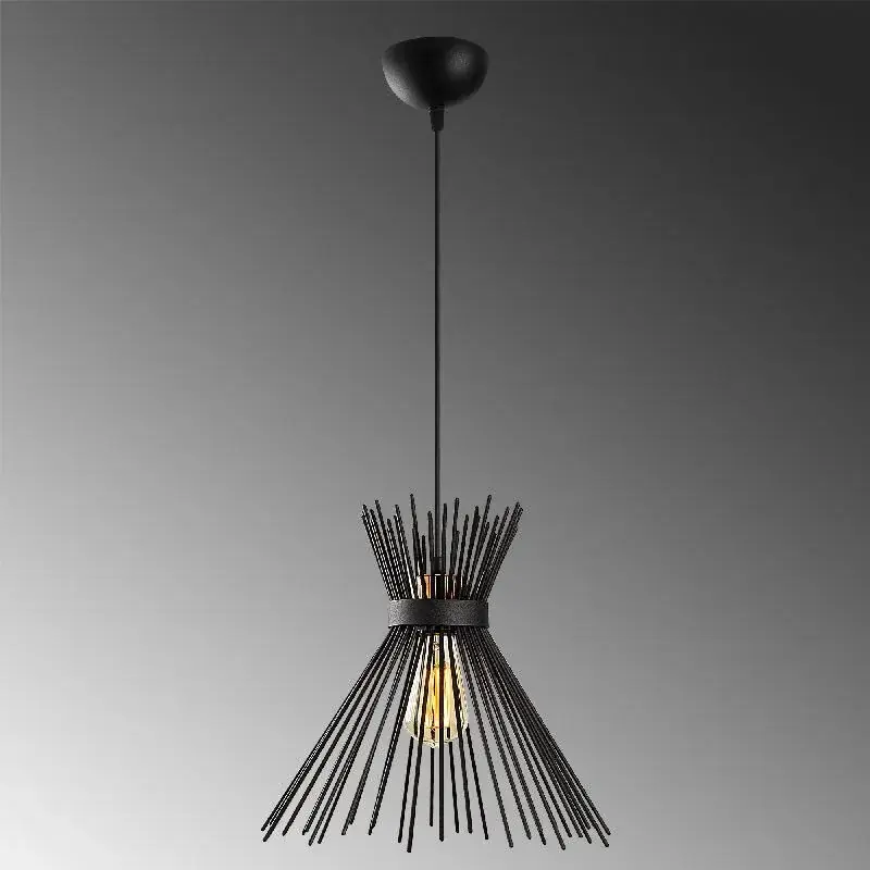 Aydinlatmadunyam Sarkit Black Kirpi-3081