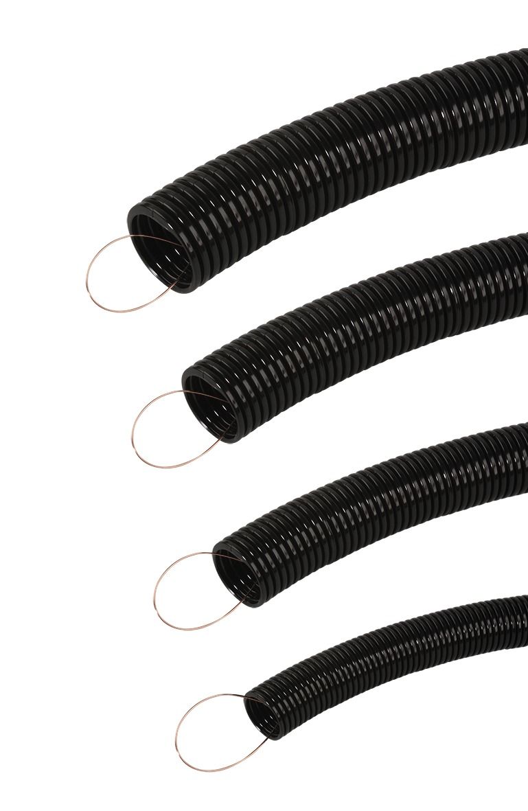 Mutlusan Ø18 Plastik Spiral Telli  Siyah  - 001 020 410018 00 11