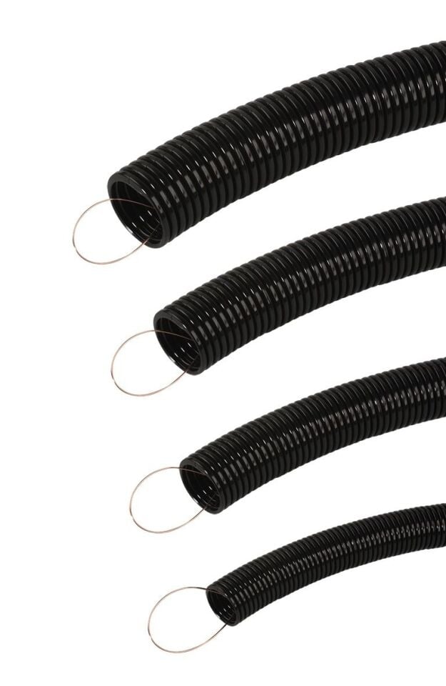 Mutlusan Ø18 Plastik Spiral Telli  Siyah  - 001 020 410018 00 11