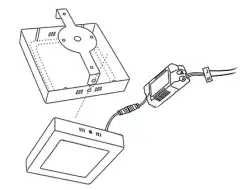 Cata 30W Sıva Üstü Kare Panel Led CT-5274 Beyaz Işık