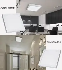 Cata 30W Sıva Üstü Kare Panel Led CT-5274 Beyaz Işık