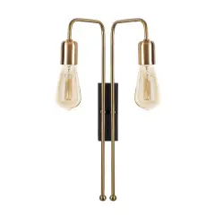 Aydinlatmadunyam Aplik GoldBlack Mum-3511