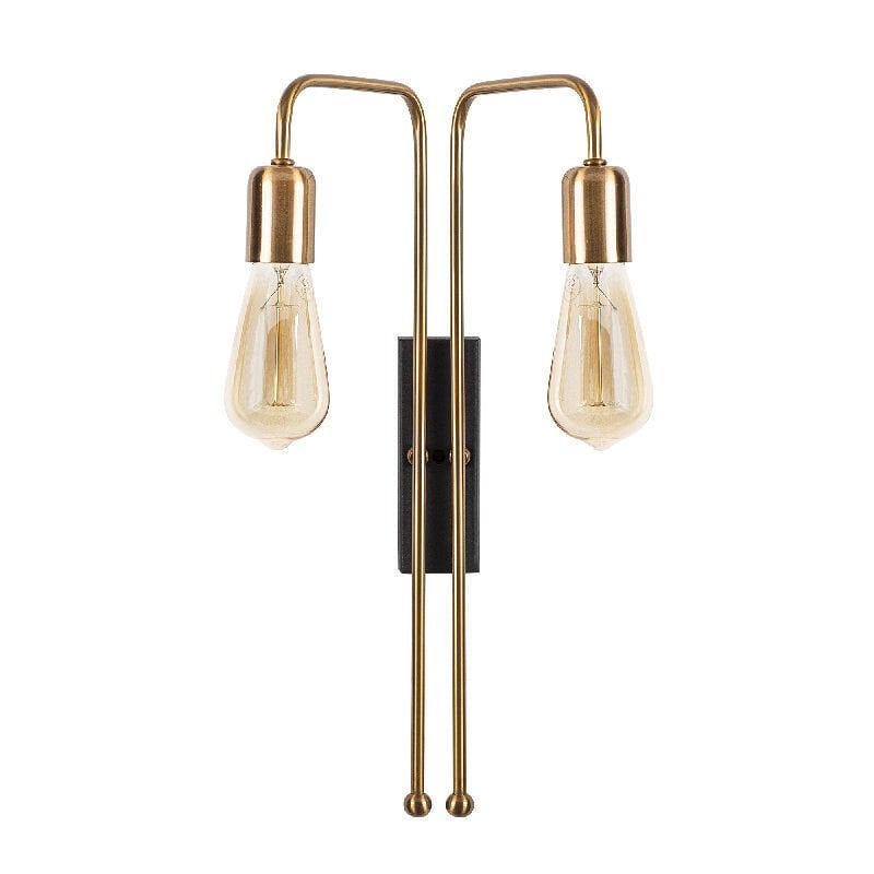 Aydinlatmadunyam Aplik GoldBlack Mum-3511