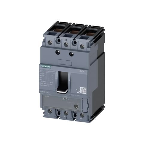 Siemens Sentron Serisi Kompakt Tip Starter Koruma Güç Şalteri;  3Va11; 50A; 70Ka; Manyetik Koruma; 3 Kutuplu 3VA1150-6MH36-0AA0