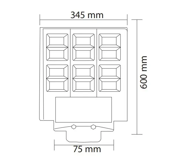 Horoz 900W Güneş Enerjili Solar LED Sokak Lambası Uzaktan Kumandalı Sensörlü Grand-XL 900