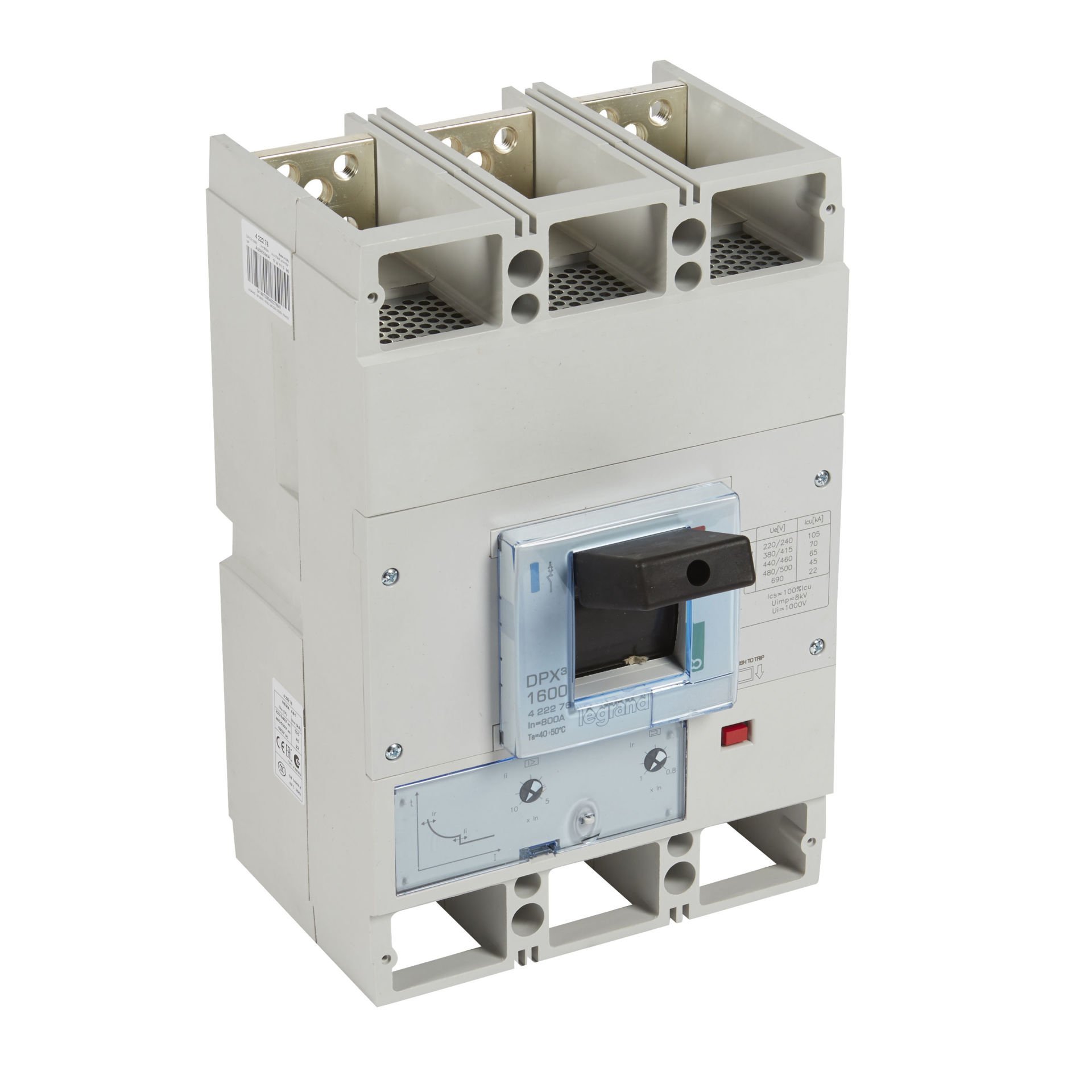 Legrand  DPX³1600 TM 3P 800A 70kA LEG-422276
