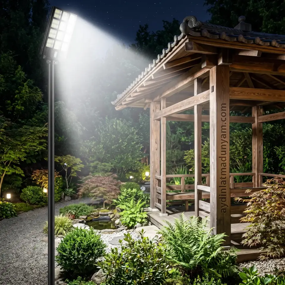 Horoz 1200W Güneş Enerjili Solar LED Sokak Lambası Uzaktan Kumandalı Sensörlü Grand-XL 1200