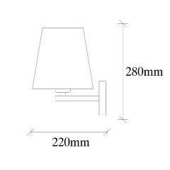 Aydinlatmadunyam Aplik BlackNickelCream Profil-4663