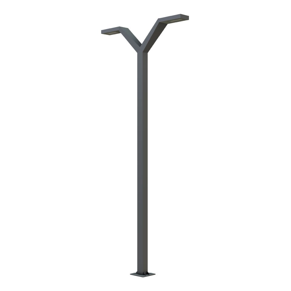 ACK AG44-09302 2X30W Spica Alüminyum Led Bahçe Aydinlatma Diregi 3000Mm 3000K