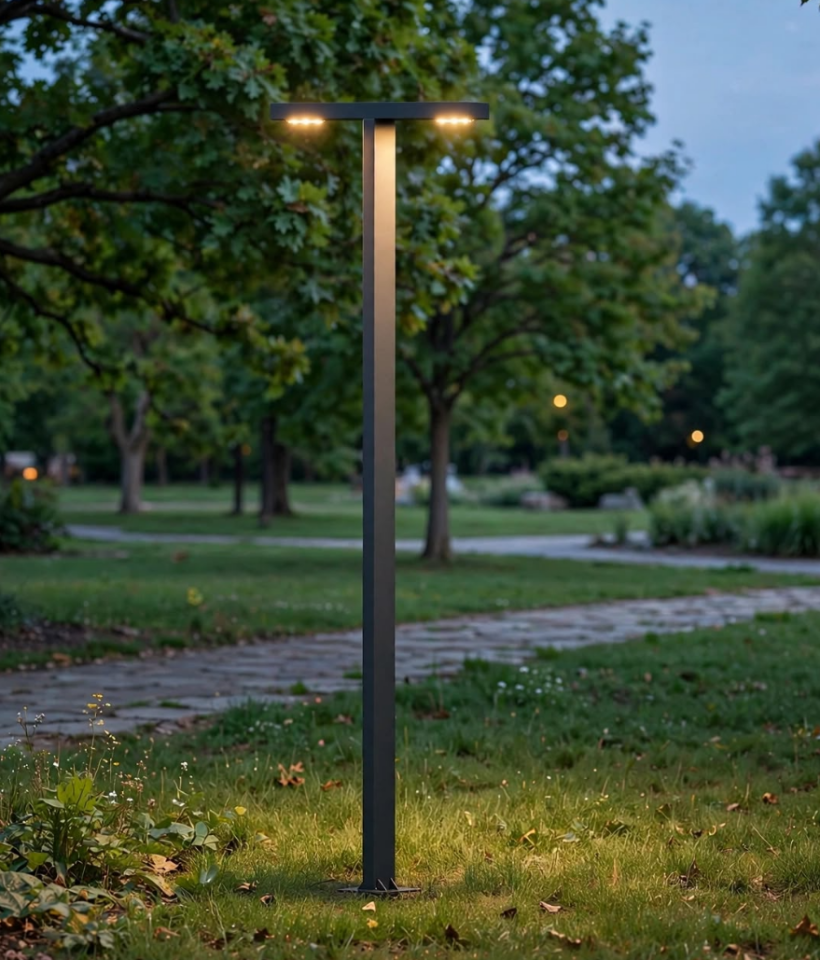 ACK AG44-09502 2X30W Mimosa Alüminyum Led Bahçe Aydinlatma Diregi 3000Mm 3000K