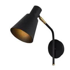 Aydinlatmadunyam Aplik BlackGold Konikkem-Mr-664