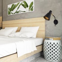 Aydinlatmadunyam Aplik BlackGold Konikkem-Mr-664