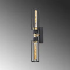 Aydinlatmadunyam Aplik BlackGold Doldi-S-Mr-879