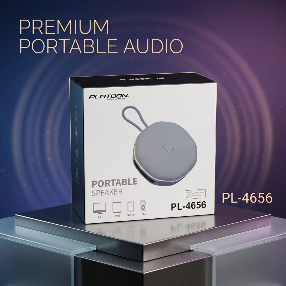 Platoon Pl-4656 Sd Usb Bluetooth Speaker