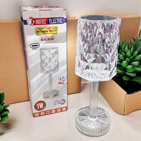 Horoz 050-005-0001-010 Wanda 3Cct Kristal 1W/5V Masa Lambasi