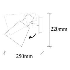 Aydinlatmadunyam Aplik Antique Konikkem-6346