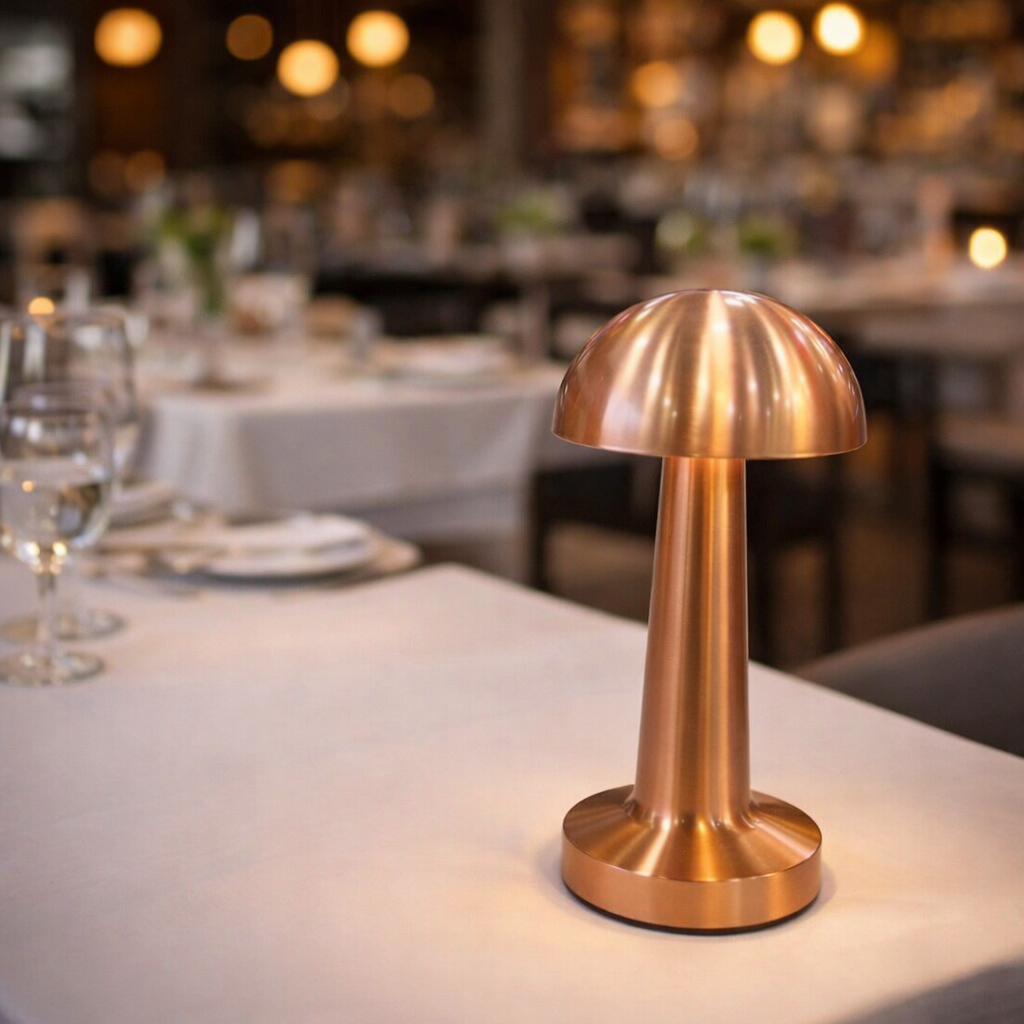 Horoz 050-003-0001-050 Aviva 3Cct Rose Gold 2W/5V Dimli Masa Lambasi