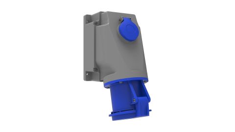 Bemis  3/63A. 90° Eğik P. Prizli Duvar Priz IP44 BC1-4403-2537