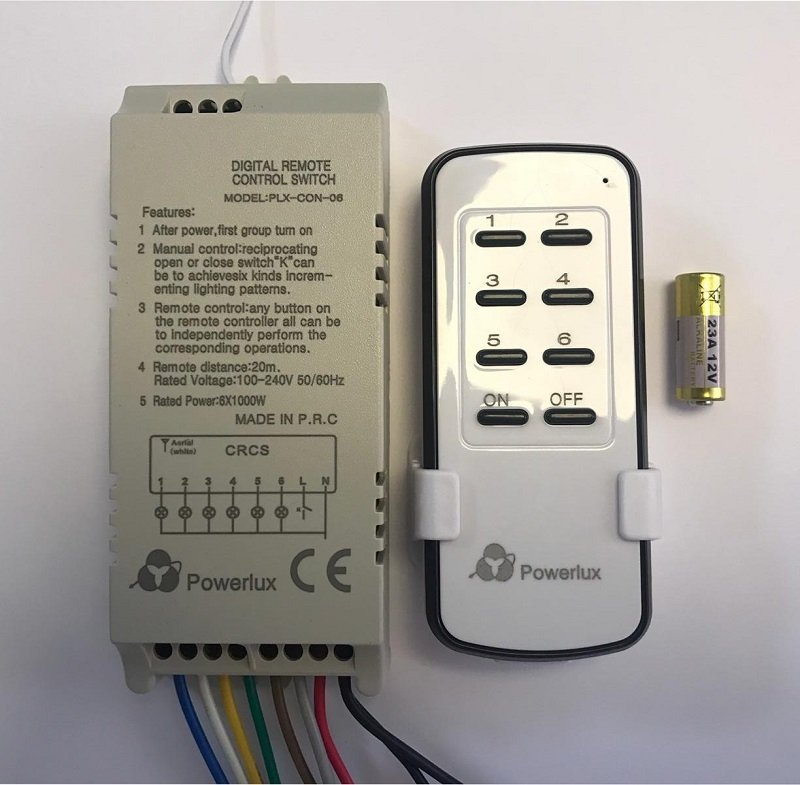 6*1000w (6 Kanallı) Avize Kumandası