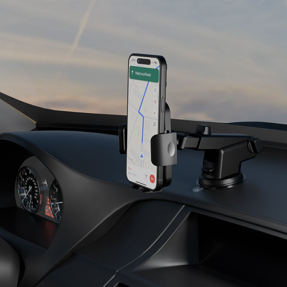 S-Link Sl-At99 Universal Ayarlanabilir Siyah Araç Telefon Tutucu
