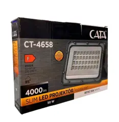 Cata 50 W Led Platınum Projektör CT-4658 Beyaz Işık