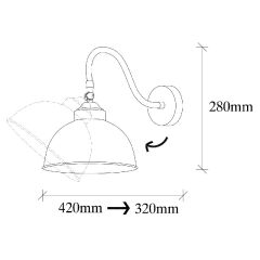 Aydinlatmadunyam Aplik Black Saglam-3742