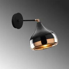 Aydinlatmadunyam Aplik BlackCopper Yildo-M-6901