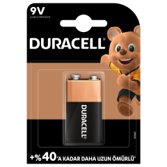 Duracell Plus 9V Pil Alkalin