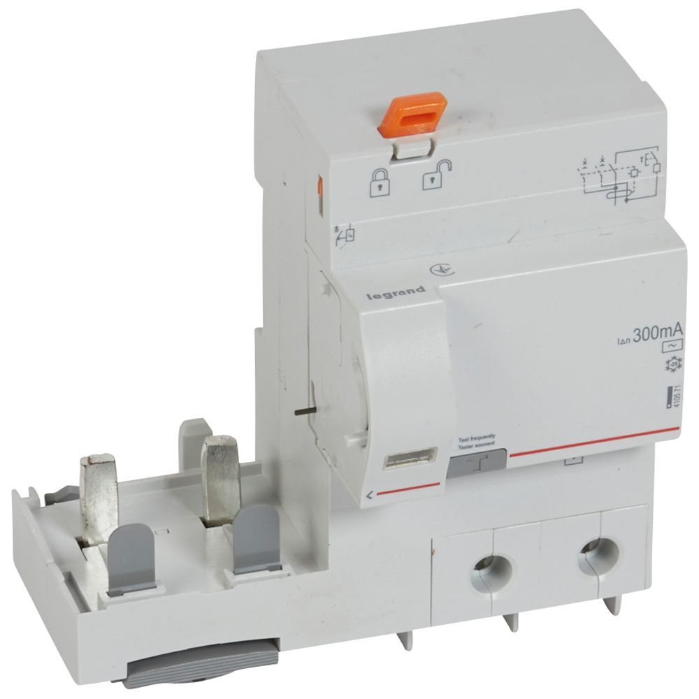 Legrand  DX³ yana montaj kaçak akım koruma 2P AC 125A 300mA (1,5modül/kutup için) LEG-410571
