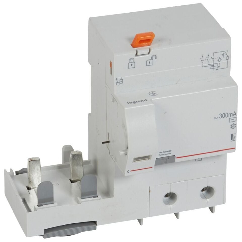 Legrand  DX³ yana montaj kaçak akım koruma 2P AC 125A 300mA (1,5modül/kutup için) LEG-410571