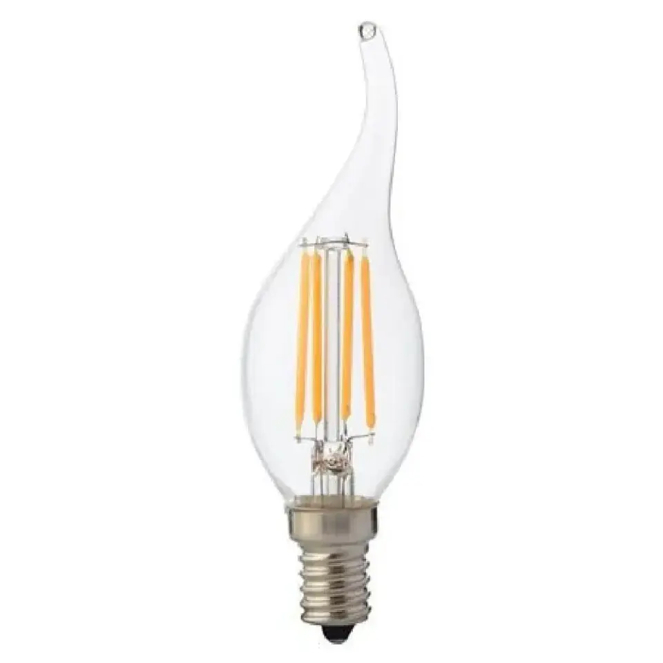 Horoz 001-014-1004 Filament Flame-4/Dim 4W 3000K E14 Led Ampul