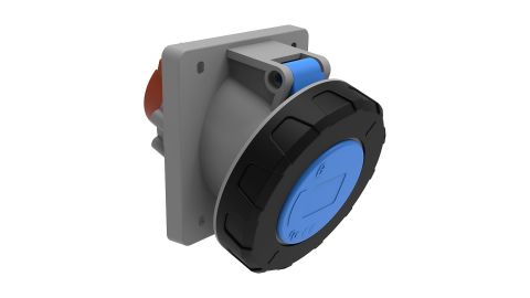 Bemis  3/63A. 45° Eğik Makine Priz IP67 BC1-4403-7420