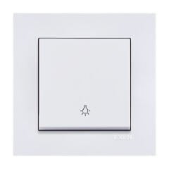 Exen Karell Beyaz Light Anahtar Komple Takim