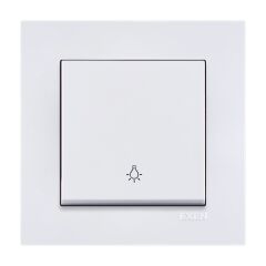 Exen Karell Beyaz Light Anahtar Komple Takim