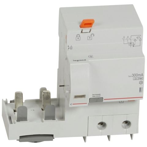 Legrand  DX³ yana montaj kaçak akım koruma 2P F 125A 300mA (1,5modül/kutup için) LEG-410582