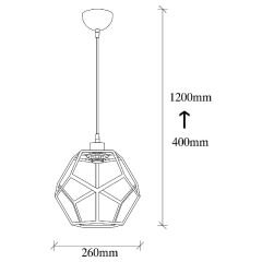 Aydinlatmadunyam Sarkit BlackBronze Degirmen-Mr-101