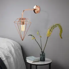 Aydinlatmadunyam Aplik Copper Elmas-6303