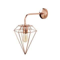 Aydinlatmadunyam Aplik Copper Elmas-6303