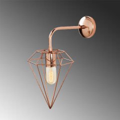 Aydinlatmadunyam Aplik Copper Elmas-6303