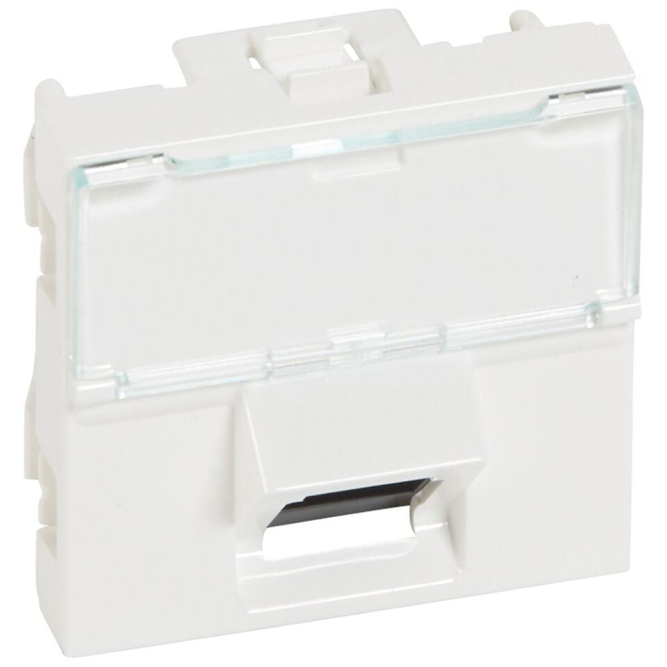 Legrand  LCS² Sistem Armada RJ45 Cat5e priz - UTP 45° - 2 modül - beyaz LEG-076501