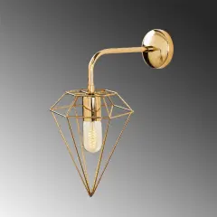 Aydinlatmadunyam Aplik Gold Elmas-6304