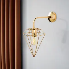 Aydinlatmadunyam Aplik Gold Elmas-6304