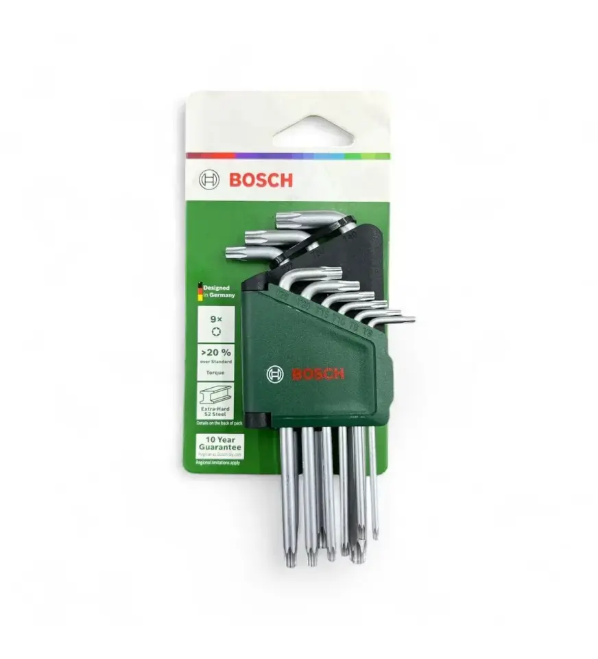 Bosch Alyan Anahtar Takimi Torx 9 Parça