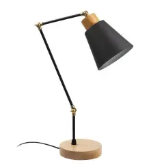 Aydinlatmadunyam Masa Lambasi BlackOak Konikkem-N-590