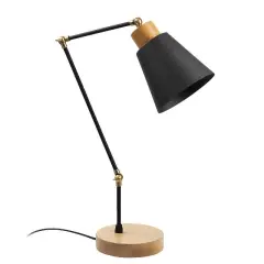 Aydinlatmadunyam Masa Lambasi BlackOak Konikkem-N-590