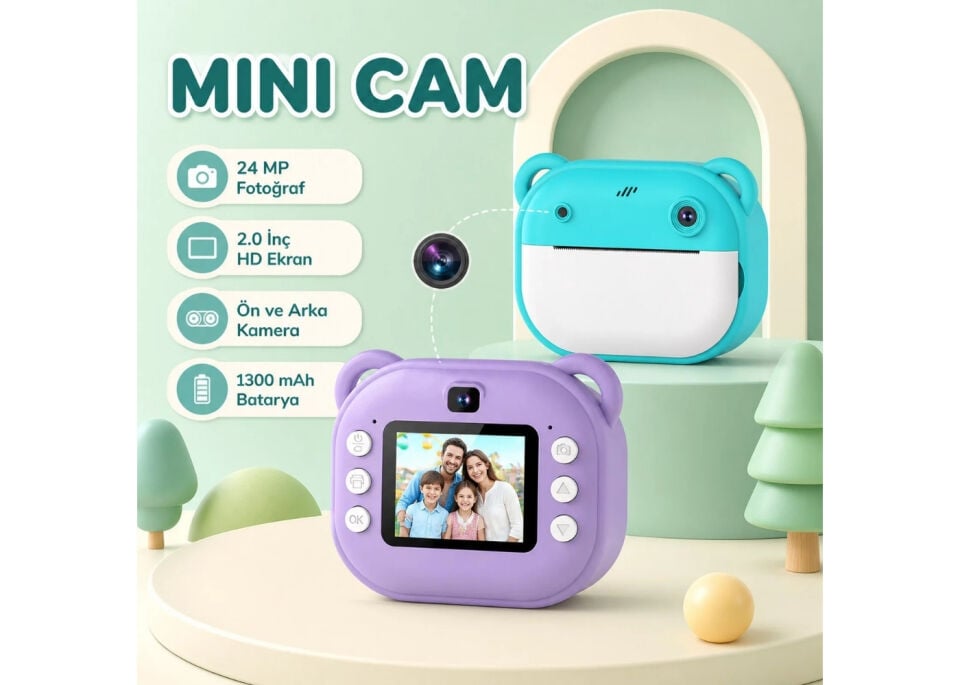 Katjmer Kj/Mc-001 Minicam Çocuk Kamerasi